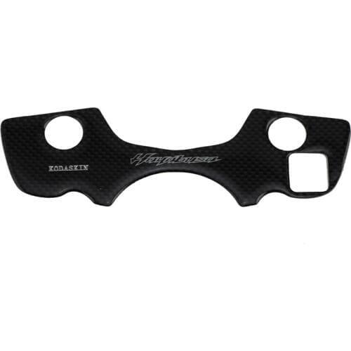 KODASKIN Motorcycle Triple Tree Front End Upper Top Clamp Carbon Protector Decal Sticker For GSXR1300 hayabusa 2008-2015
