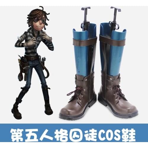 Game Identity V Prisoner Luca Balsa Cosplay Costumes Luca Balsa Cosplay Shoes Halloween Party Shoes Custom Made