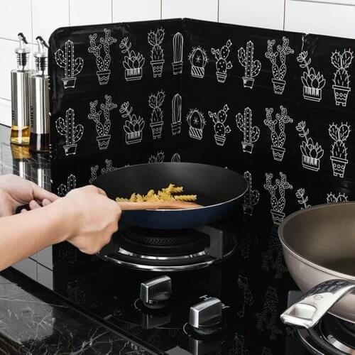Kitchen Cooking Frying Pan Oil Splash Screen Cover Gas Stove Anti Splatter Shield Guard Proof Baffle Tools