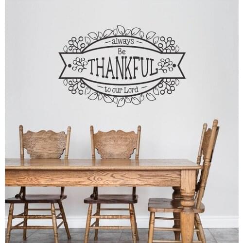 Thanks forever our Lord Wall Decal reference wall stickers living room bedroom home decor stickers 2SJ31