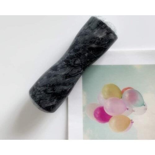 Natural Marble Pestle Replacement Stick with Both Ends Grindable Rod, 14.5CM