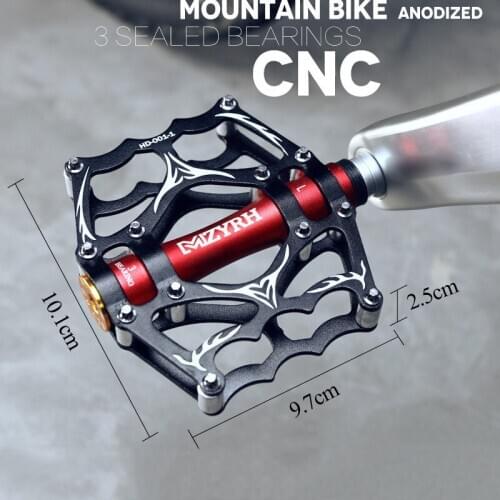 Non-slip Bicycle Pedal On MTB Road Mountain Bike Light Weight Pedals Aluminum Alloy Cycling 3Bearing BMX Pedals Bicycle parts