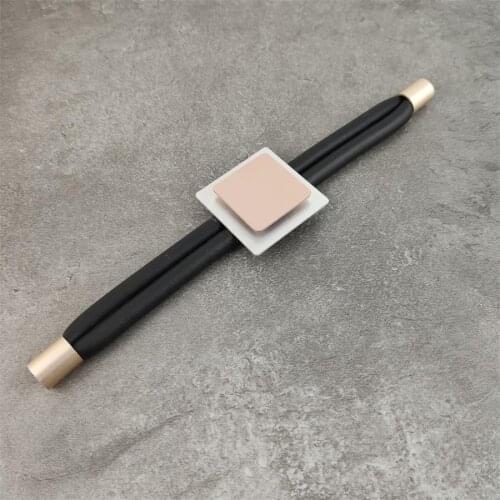 New Women Watch Bracelets Aluminum Square Layering Handmade Rubber Chain Bracelet Fashion Gothic Hand Chains