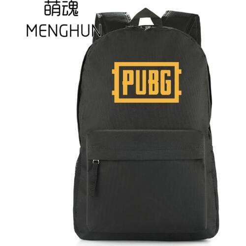 New designed game fans backpack PUBG player unknowns battlegrounds game concept nylon high capacity big backpack school bags