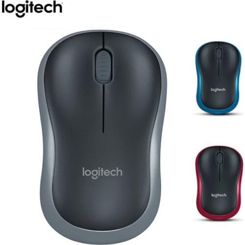 Original Logitech M185 Wireless Mouse Symmetric Design1000DPI Office Computer USB Nano Receiver For Windows Mac OS Linux