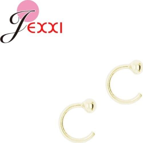 Simple Minimalist Earcuff Clip On Earrings For Women Girl 925 Sterling Silver Ear Jewelry Gifts Earings Birthday Party Bijoux