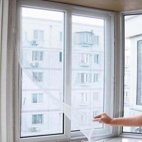 Fashion DIY screen window anti-mosquito screens white