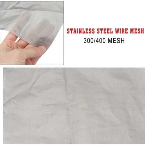 1pc Stainless Steel Woven Wire High Quality 180/300/325/400 Mesh Sheet Screen Filter 30cm*20cm For Mining Medicine Tools Mayitr