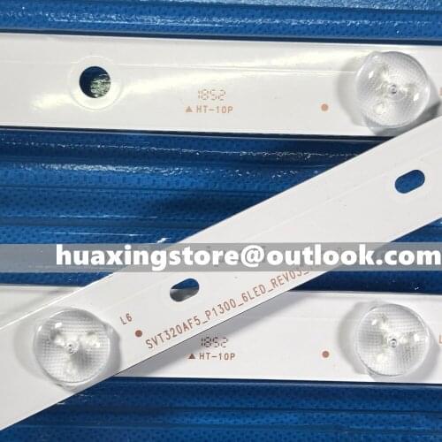 15 PCS 6LEDs 627mm LED backlight strip for Toshiba 32"TV SVT320AF5 32P1300 32P1400 32P1400VT 32P1400VE 32P1400D 32P2400VT