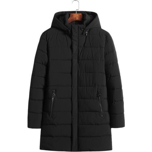 Plus Size Top Quality Warm Mens Warm Winter Jacket Windproof Casual Outerwear Thick Medium Long Coat Men Parka 8XL 7XL