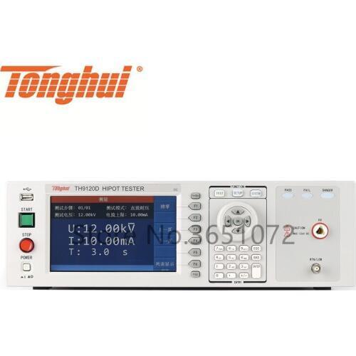 Tonghui TH9120D Hipot Tester DC 0.05-12.0kV DC/IR Test Mode