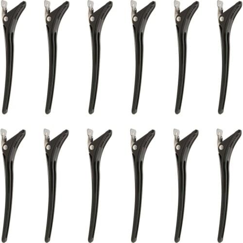 12x Lady Hair Clip Stylish Hairdressing Salon Plastic Claws Barrettes