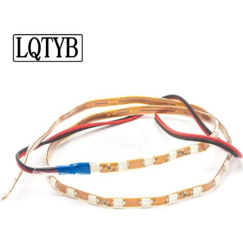 2pcs 90CM 2835 45SMD modified 1210 SMD waterproof LED soft light bar auto and motorcycle decoration soft light