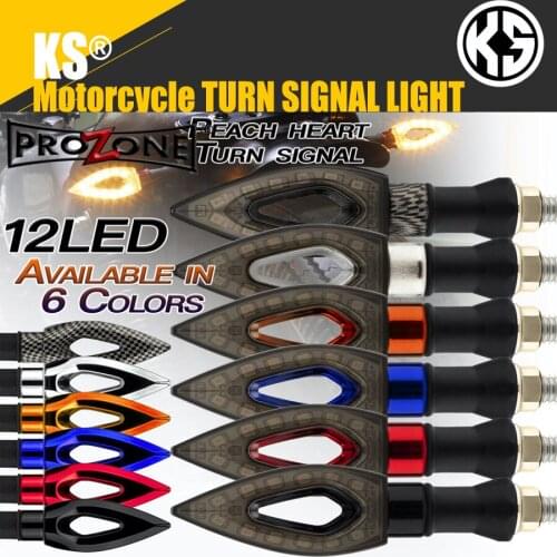 2PCS Motorcycle Turn Signal Motorcycle Accessories Universal Diamond Hollow LED Turn Signal Light for hayabusa suzuki honda