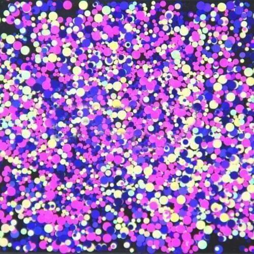 500Gram/lot Round Glitter Blue Gold Rose colors Shiny Metallic Nail Art Resin Slime Decoden Supplies 1mm2mm3mm Mixed YMP-09