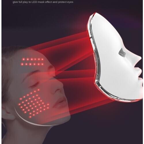 7 Colors LED Facial Mask Photon Therapy Anti-Acne Wrinkle Removal Skin Rejuvenation Face Skin Care Tools