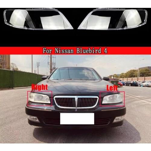Car Headlight Shell Lamp Shade Transparent Cover Headlight Glass Headlamp Lens Cover For Nissan Bluebird 4 Auto Lamp Case