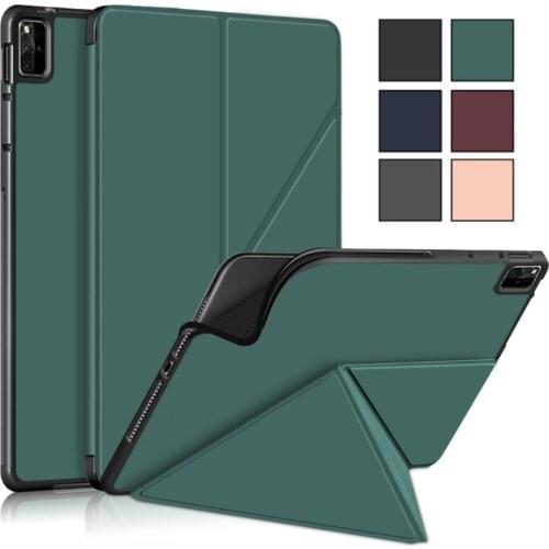 Funda for Huawei Matepad Pro 12.6 Case WGR-W09 W19 2021 PU Leather Fold Tablet Case Soft Shell Cover Auto Sleep Wake Smart Stand
