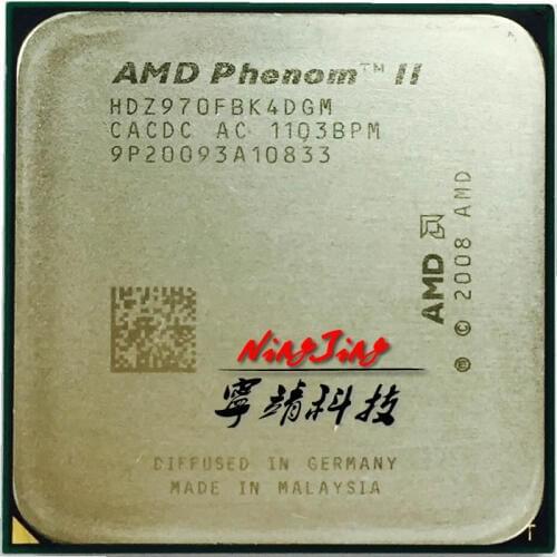 AMD Phenom II X4 970 Black Edition X4 970 3.5 GHz Quad-Core CPU Processor HDZ970FBK4DGM Socket AM3
