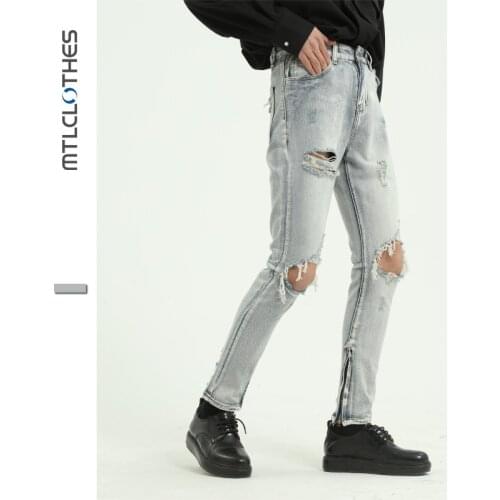 Рваные джинсы для мужчин DAILOU China At AliExpress