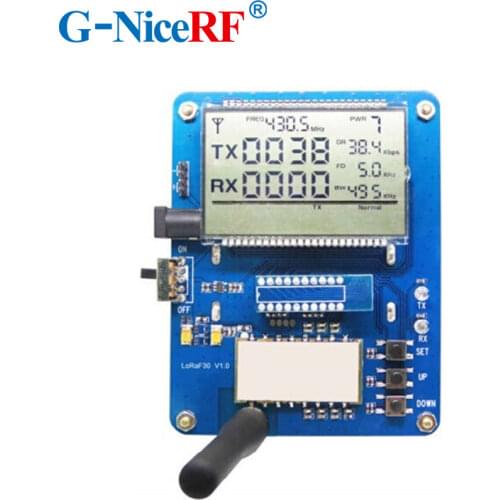Lora DEMO Board with LCD Display for Testing LoRa1276F30/ LoRa1278F30 Transceiver Module