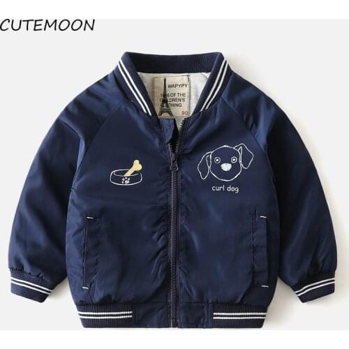 Kids Boy Coat Spring 2021 New Fashion Cotton Jacket Baby Boy Coat Cartoon Jacket Cardigan Childrens Autumn Kids Jackets