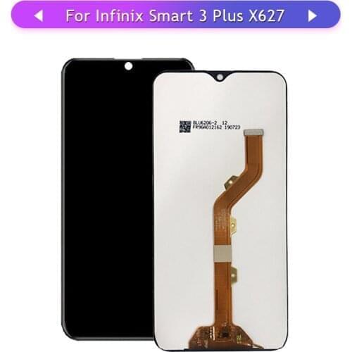 For Infinix Smart 3 Plus X627 X267 X627V Full LCD Display Assembly Complete Touch Screen Digitizer Replacement