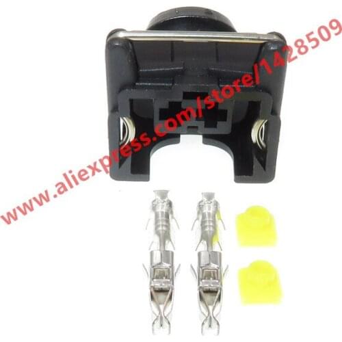 5 Set EV1 Female Fuel Injector Connector Auto Spray Nozzle/Oil Car 2 Pin Electrical Wire Automobile Connectors For Cars
