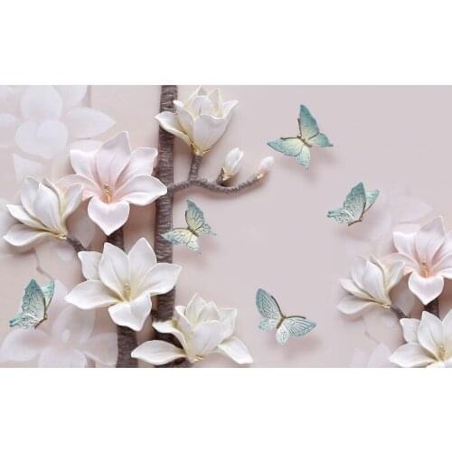 JMINE Div 5D 3D Flower Butterfly Full Diamond Painting cross stitch kits art High Quality Floral 3D paint by diamonds