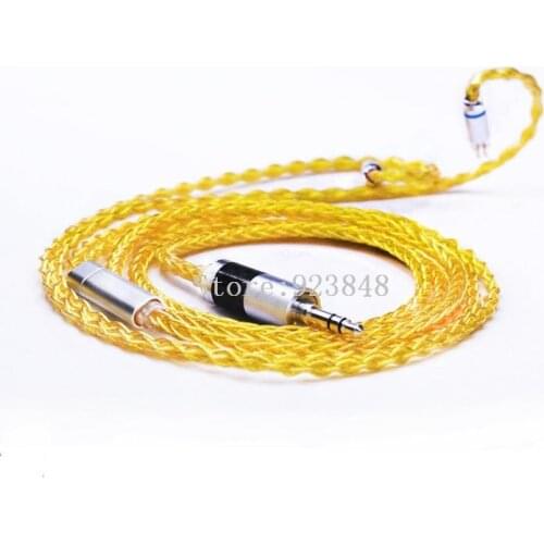 Diy earphone line upgrade cable Headphone wire se535 ie80 w4r ue900 0.75mm 0.78mm im50 im70