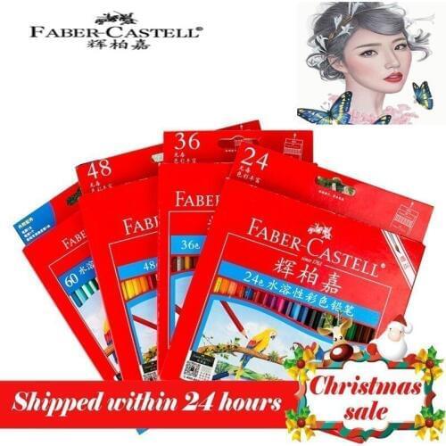 Faber Castell 48 Colors Oil Colored Pencil High Quality Germany Imported Set For Art School Students Sketch Painting Pen Supplie