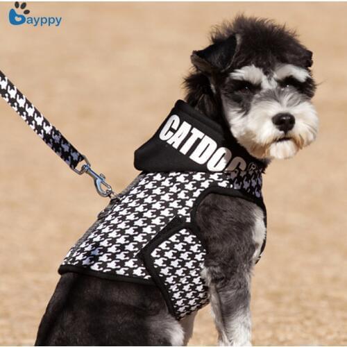 Small Medium Dog Harness Collar Dog Hoodie Vest Comfortable Nylon Vest New Pet Products Professional Puppy Dog Harness Leash Set