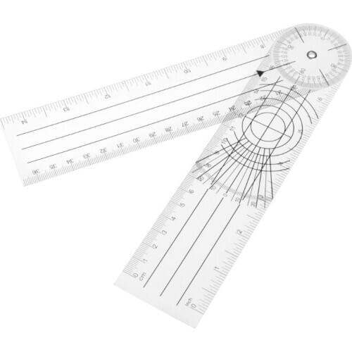 Userful Multi-Ruler 360 Degree Goniometer Angle Medical Spinal Ruler CM/INCH