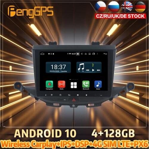 128G Android10 PX6 DSP For OPEL ASTRA K 2016 2017 Car DVD GPS Navigation Auto Radio Stereo Video Multifunction CarPlay HeadUnit