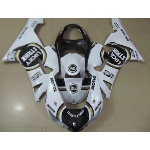 Fairing kits 100% fit for Kawasaki NINJA ZX 6R 2005 2006 zx6r 05 06 black white LUCKY STRIKE ABS plastic fairings set HP23