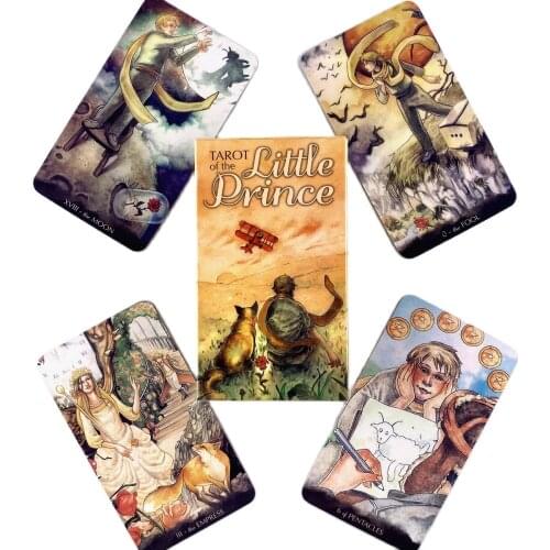 Little Prince Tarot Deck Leisure Party Table Game High Quality Fortune-telling Prophecy Oracle Cards With Guide Book
