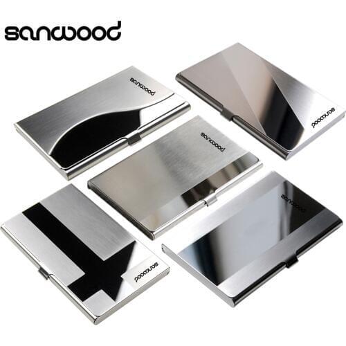 2020 New Arrival Waterproof Stainless Steel Case Pocket Box Business ID Credit Card Holder Cover Birthaday Gifts 9XRJ 11.11