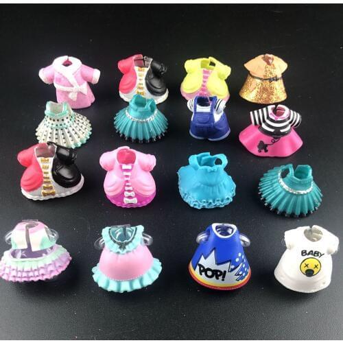 1Pc Original Beautiful Doll Clothes/Shoes/Glass For DIY LoLs Big Doll Figure Toy Accessories Toy Decorations Products new