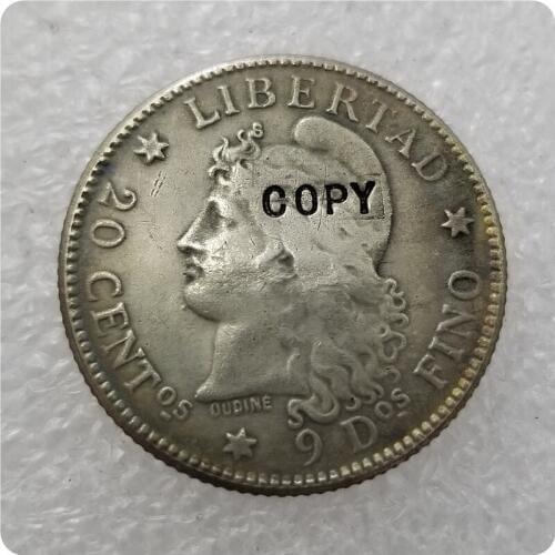 ARGENTINA 1881 20 CENTAVOS COPY commemorative coins-replica coins medal coins collectibles