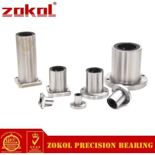 ZOKOL bearing LMK12UU Square flange linear motion bearing 12*21*30mm