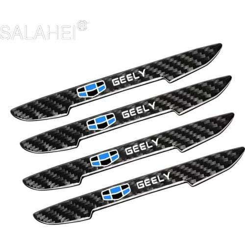 4pcs Car Anti-Collision Car Door Bumper Strip Scratch Protector Bar Guards For Geely Emgrand EC7 EC8 X7 GE GT Emgrand EV8 EX7 CK