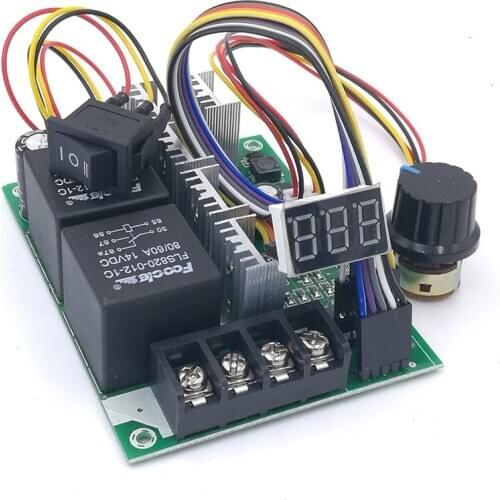 PWM Speed Controller DC Motor Digital Display Adjustable Drive Module 12V 24V