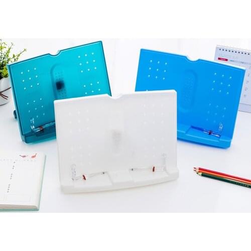 Brand New High Quality Foldable Reading Book Holder Bookend Music Score Recipe Shelf Folding Holder Bookstand Cookbook Organizer