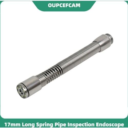 WOPSON 17mm Long Spring Camera With 6PCS Leds Replacement For Drain Inspection System