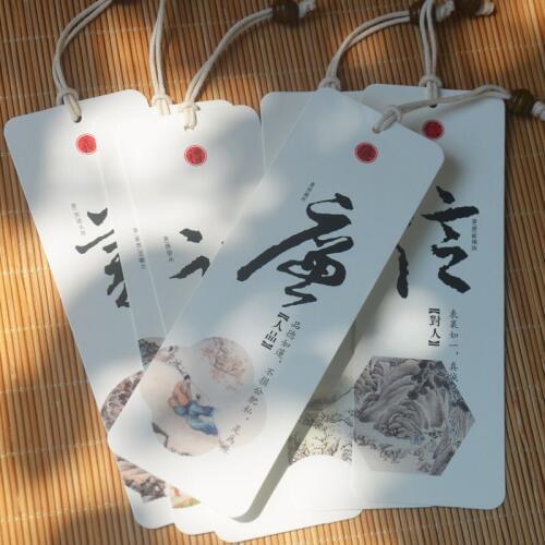 1pcs gentleman six German bookmarks 6 / set Corporate culture Chinese learning Chinese style Creative wholesale