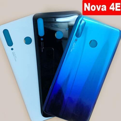 100% Original For Huawei Nova 4E 4e Battery Back Rear Cover Door Housing For Huawei Nova 4 E Repair Parts Replacement Nova4E