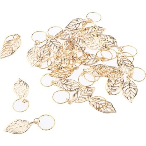 30x Hair Accessories Pendant Metal Beads Hairdressing Beauty Salon