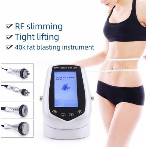 Pro 4 in 1 Weight Loss Beauty Machine 40KHz Ultrasonic Cavitation Fat Reduce Vacuum RF Body Shapping Radio Frequency Skin Tight