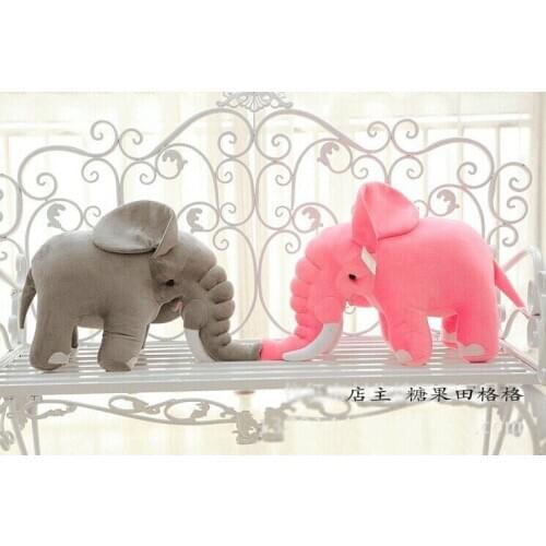 Large stuffed plush elephant toy, 60cm simulation elephant doll , throw pillow , birthday gift w8742