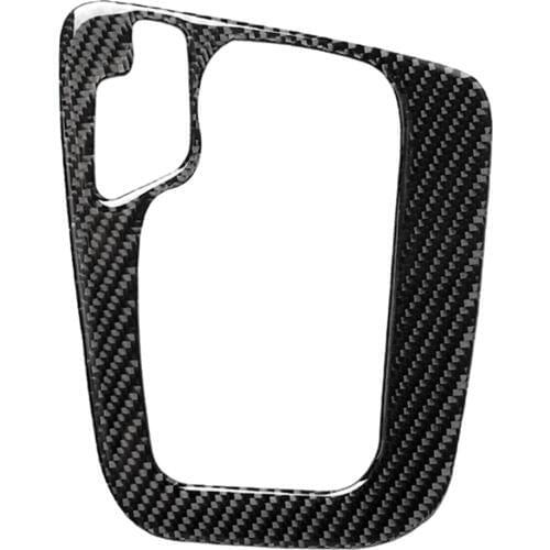 For BMW E46 3Serie Black Carbon Fiber Gear Shift Panel Interior Trim Sticker